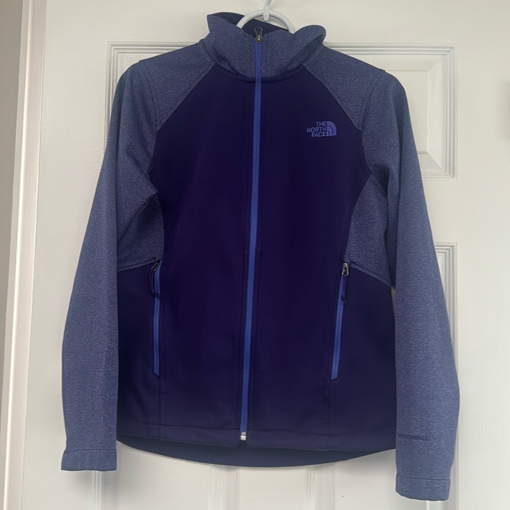 THE NORTH FACE Apex Bionic Windwall Jacket Women Medium Purple Outdoor Preppy